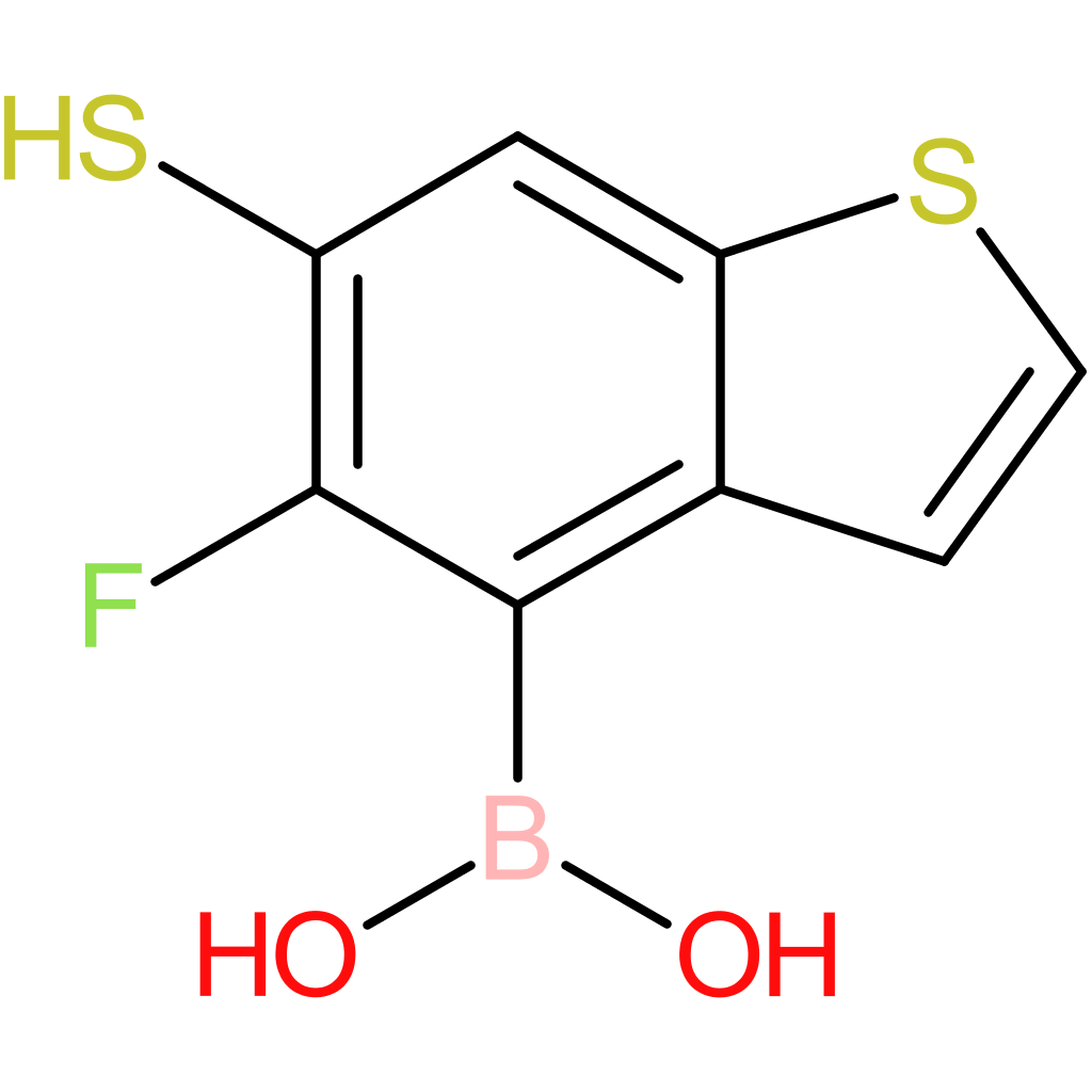 (5-fluoro-6-sulfanyl-1-benzothiophen-4-yl)boronic acid
