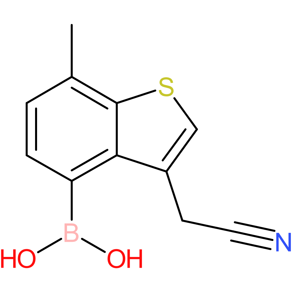 4-borono-7-methylbenzothiophene-3-acetonitrile