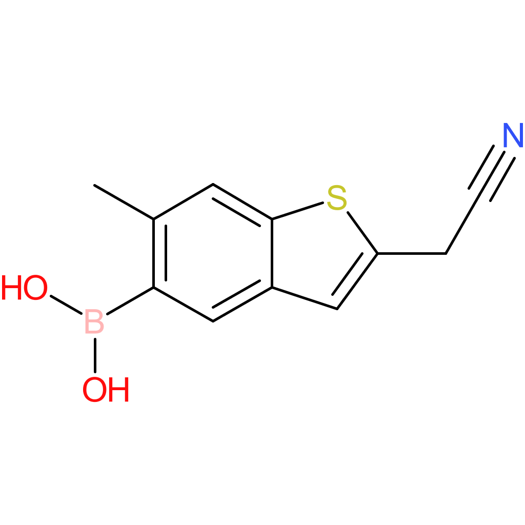 5-borono-6-methylbenzothiophene-2-acetonitrile