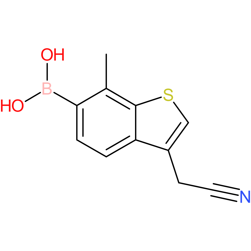 6-borono-7-methylbenzothiophene-3-acetonitrile