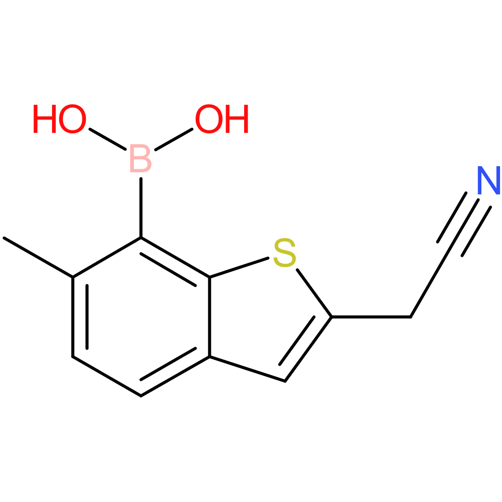 7-borono-6-methylbenzothiophene-2-acetonitrile