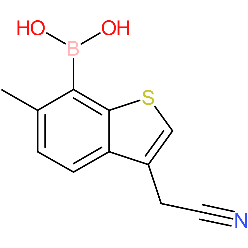 7-borono-6-methylbenzothiophene-3-acetonitrile