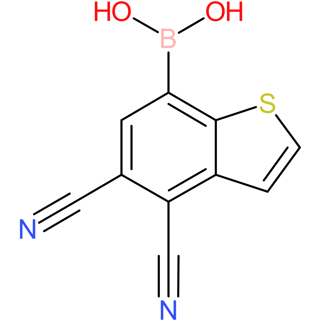 4,5-dicyanobenzothiophene-7-boronic acid