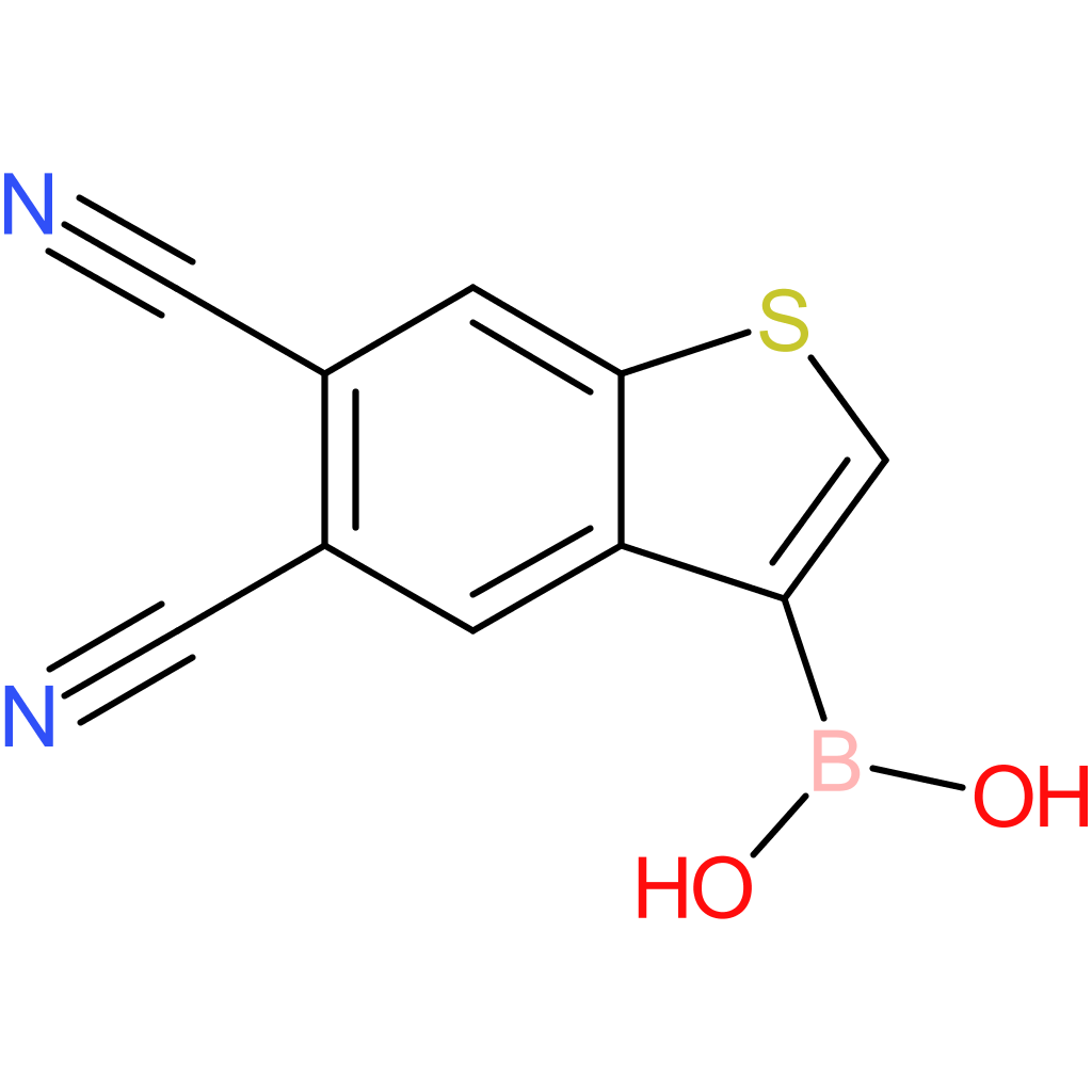 5,6-dicyanobenzothiophene-3-boronic acid