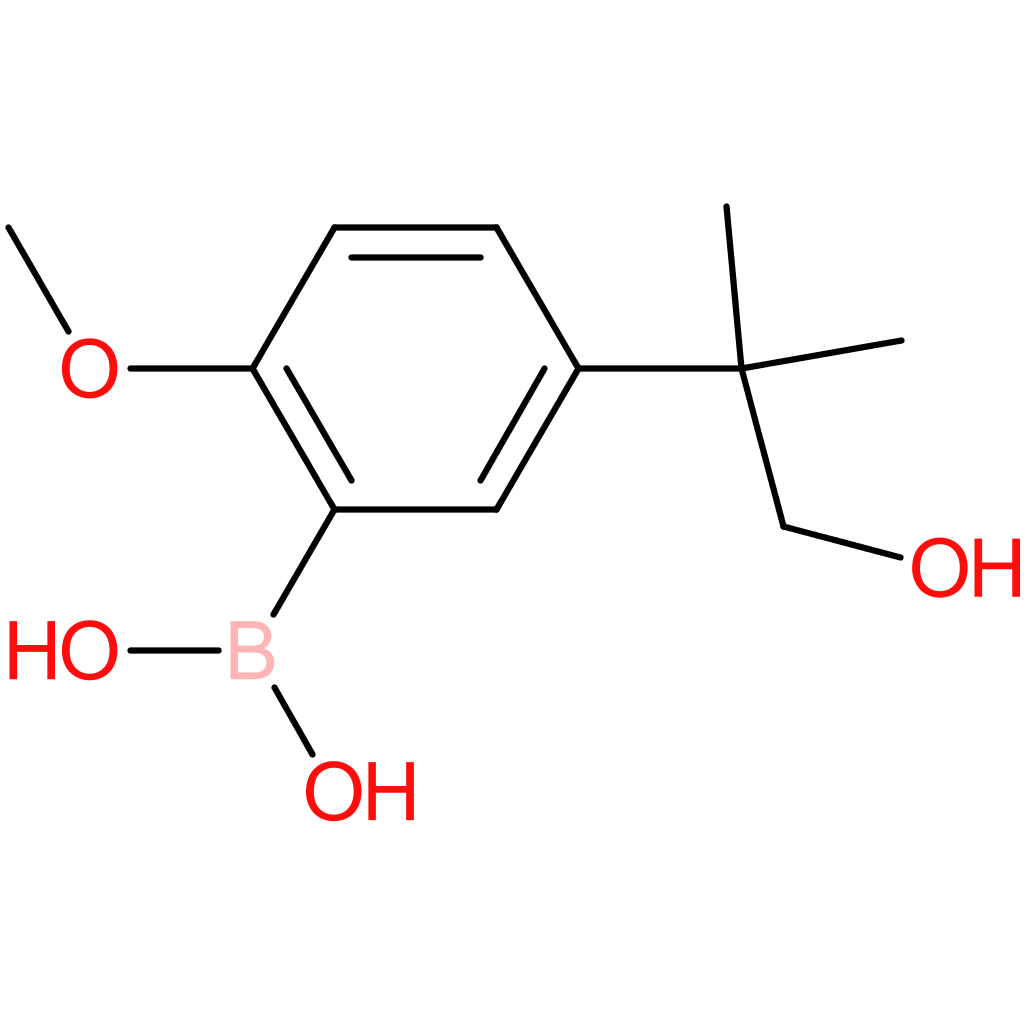 (5-(1-hydroxy-2-methylpropan-2-yl)-2-methoxyphenyl)boronic acid