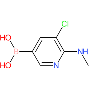 5-chloro-6-(methylamino)pyridin-3-ylboronic acid