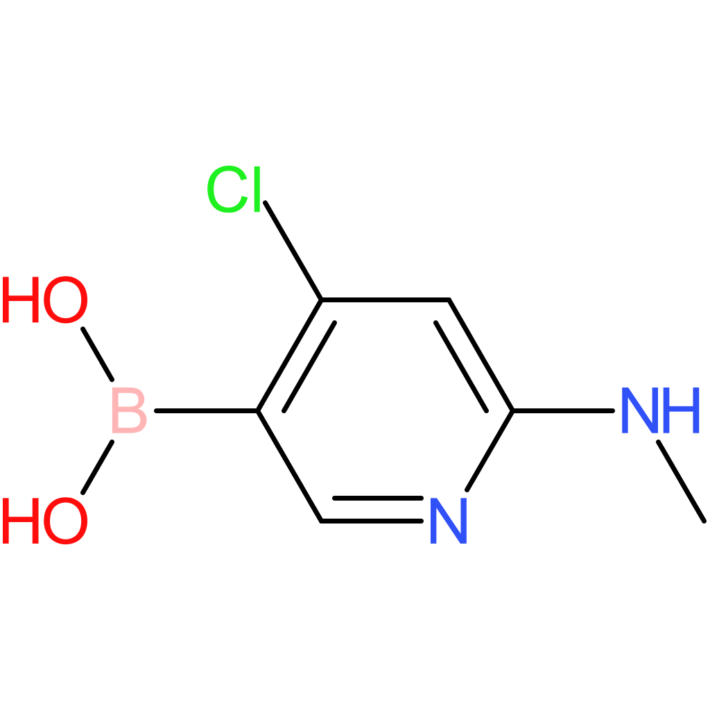 4-chloro-6-(methylamino)pyridin-3-ylboronic acid