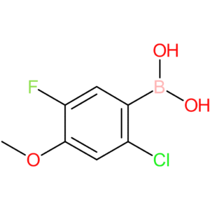 (2-chloro-5-fluoro-4-methoxyphenyl)boronic acid