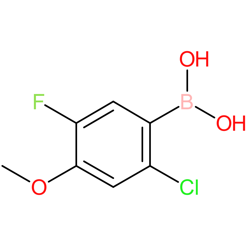 (2-chloro-5-fluoro-4-methoxyphenyl)boronic acid