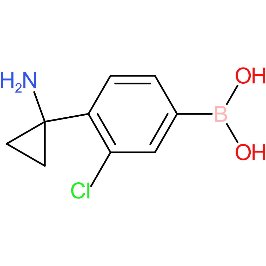 [4-(1-aminocyclopropyl)-3-chlorophenyl]boronic acid