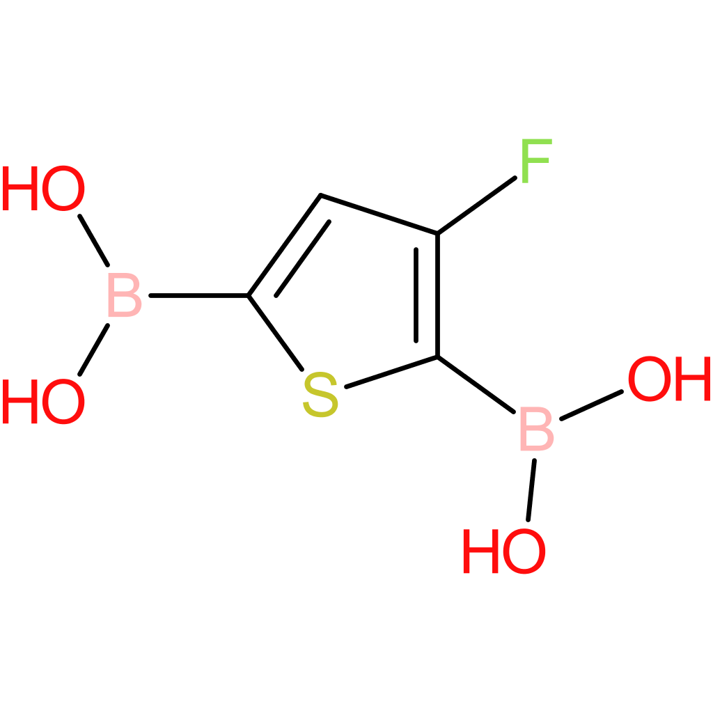 [5-(dihydroxyboranyl)-3-fluorothiophen-2-yl]boronic acid