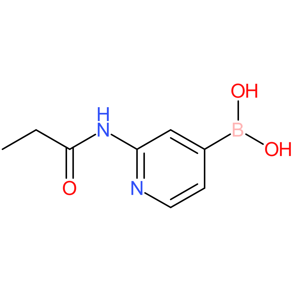 (2-propanamidopyridin-4-yl)boronic acid