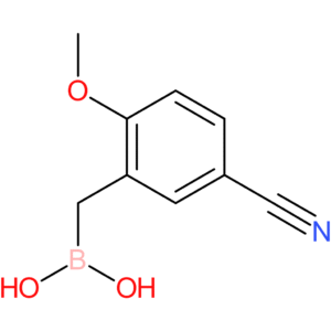[(5-cyano-2-methoxyphenyl)methyl]boronic acid