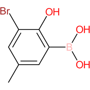 (3-bromo-2-hydroxy-5-methylphenyl)boronic acid