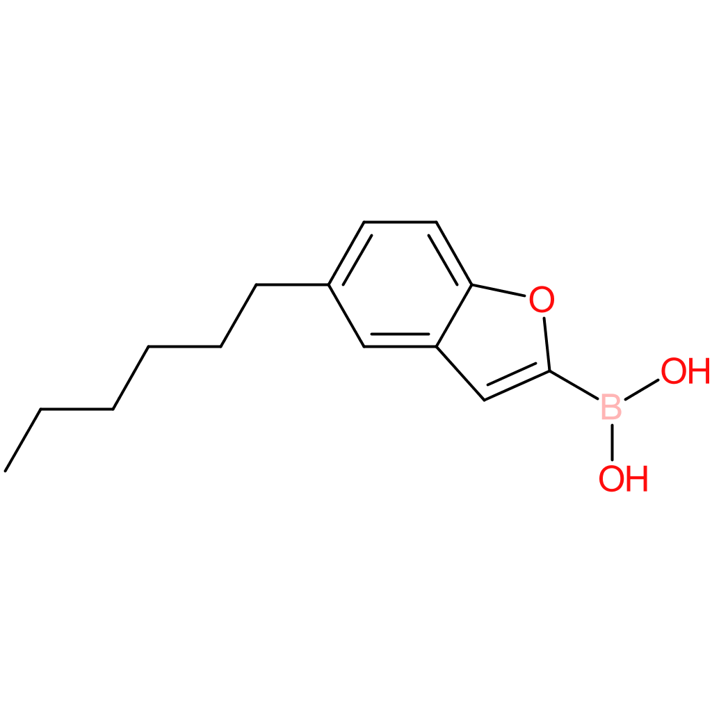 (5-hexyl-1-benzofuran-2-yl)boronic acid