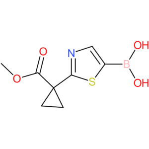 (2-(1-(methoxycarbonyl)cyclopropyl)thiazol-5-yl)boronic acid