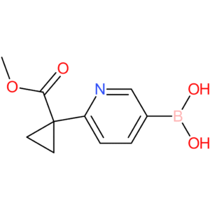 (6-(1-(methoxycarbonyl)cyclopropyl)pyridin-3-yl)boronic acid