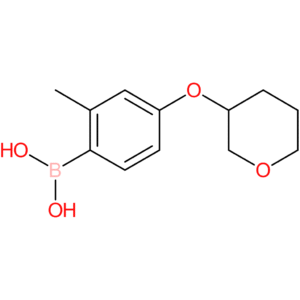 [2-methyl-4-(oxan-3-yloxy)phenyl]boronic acid