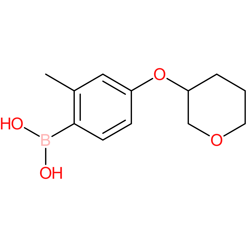 [2-methyl-4-(oxan-3-yloxy)phenyl]boronic acid