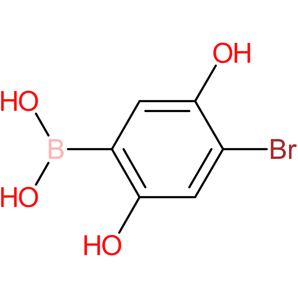 (4-bromo-2,5-dihydroxyphenyl)boronic acid