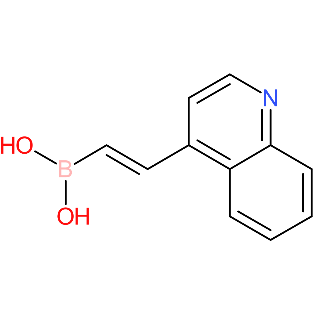 (E)-(2-(quinolin-4-yl)vinyl)boronic acid