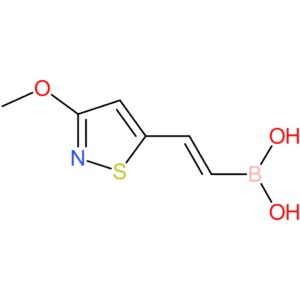 (E)-(2-(3-methoxyisothiazol-5-yl)vinyl)boronic acid