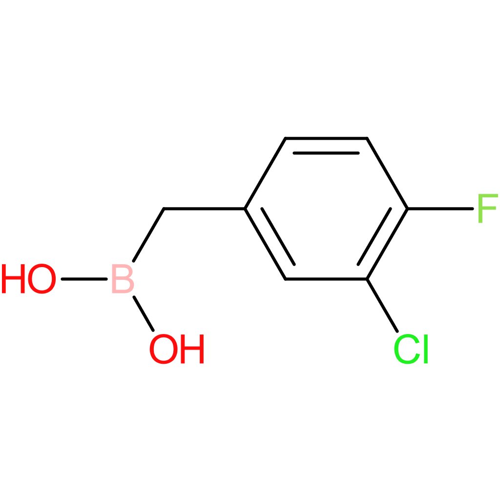 [(3-chloro-4-fluorophenyl)methyl]boronic acid