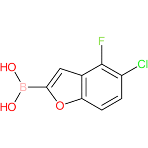 (5-chloro-4-fluoro-1-benzofuran-2-yl)boronic acid