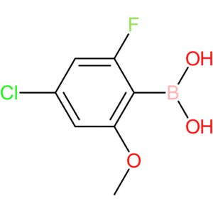 (4-chloro-2-fluoro-6-methoxyphenyl)boronic acid