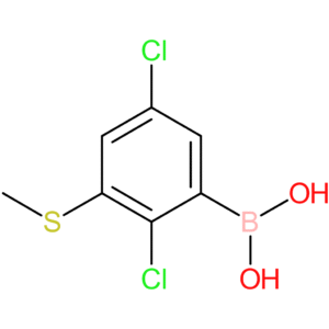 [2,5-dichloro-3-(methylsulfanyl)phenyl]boronic acid