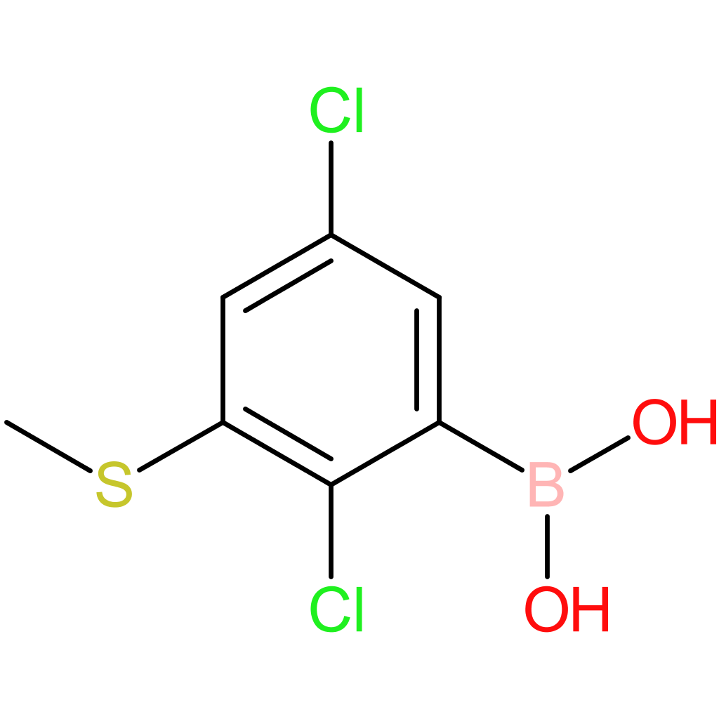 [2,5-dichloro-3-(methylsulfanyl)phenyl]boronic acid