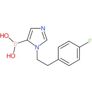 boronic acid, b-[1-[2-(4-fluorophenyl)ethyl]-1h-imidazol-5-yl]-