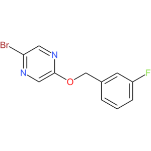 2-Bromo-5-(3-fluorobenzyloxy)pyrazine
