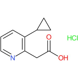 2-(3-Cyclopropylpyridin-2-yl)acetic acid hydrochloride
