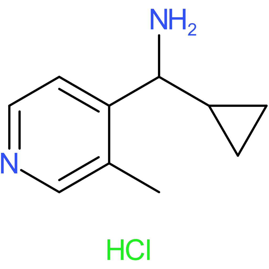 Cyclopropyl(3-methylpyridin-4-yl)methanamine hydrochloride