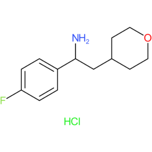 1-(4-Fluorophenyl)-2-(tetrahydro-2H-pyran-4-yl)ethanamine hydrochloride