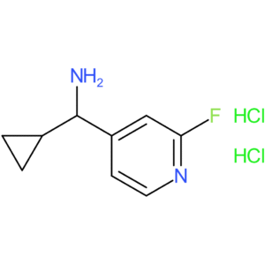 Cyclopropyl(2-fluoropyridin-4-yl)methanamine dihydrochloride