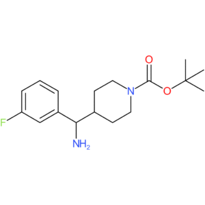 tert-Butyl 4-[amino(3-fluorophenyl)methyl]piperidine-1-carboxylate