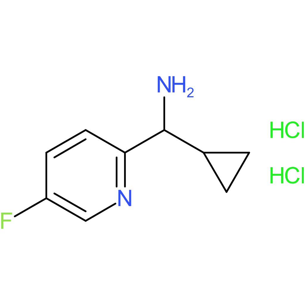 Cyclopropyl(5-fluoropyridin-2-yl)methanamine dihydrochloride