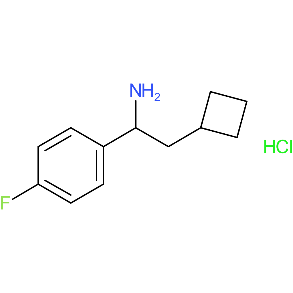 2-Cyclobutyl-1-(4-fluorophenyl)ethanamine hydrochloride