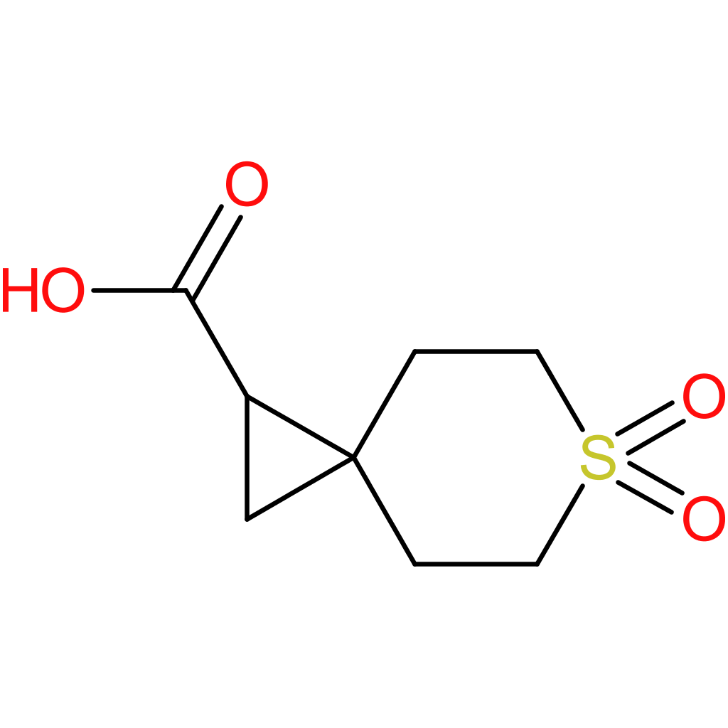 6,6-Dioxo-6lambda(6)-thiaspiro[2.5]octane-1-carboxylic acid