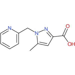 5-Methyl-1-(pyridin-2-ylmethyl)-1H-pyrazole-3-carboxylic acid