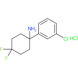 1-(3-Chlorophenyl)-4,4-difluorocyclohexanamine hydrochloride