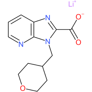 Lithium 3-[(tetrahydro-2H-pyran-4-yl)methyl]-3H-imidazo[4,5-b]pyridine-2-carboxylate