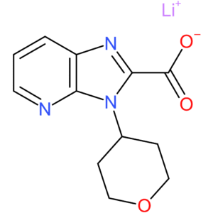 Lithium 3-(tetrahydro-2H-pyran-4-yl)-3H-imidazo[4,5-b]pyridine-2-carboxylate