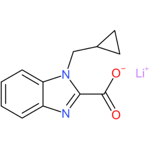 Lithium 1-(cyclopropylmethyl)-1H-benzo[d]imidazole-2-carboxylate