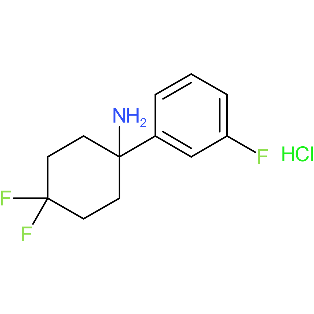 4,4-Difluoro-1-(3-fluorophenyl)cyclohexanamine hydrochloride