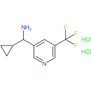 Cyclopropyl[5-(trifluoromethyl)pyridin-3-yl]methanamine dihydrochloride