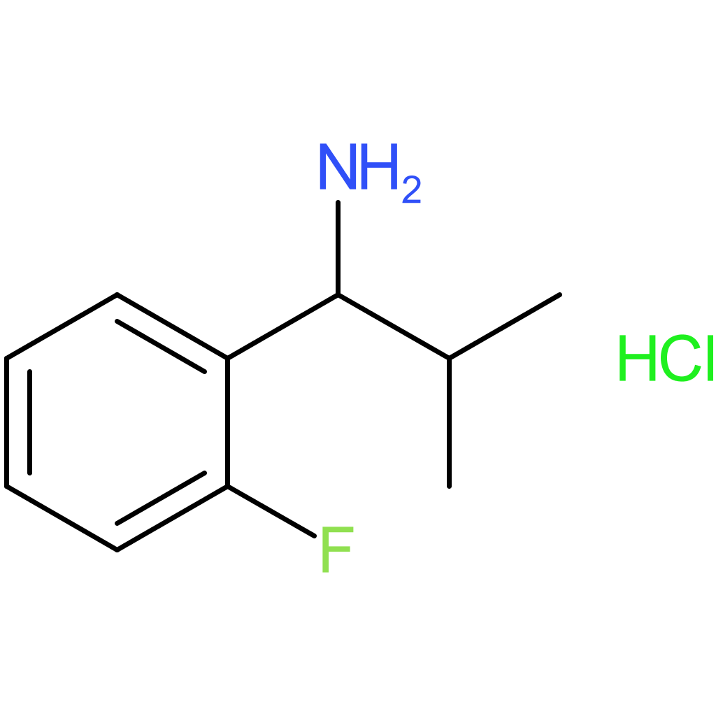 1-(2-Fluorophenyl)-2-methylpropan-1-amine hydrochloride