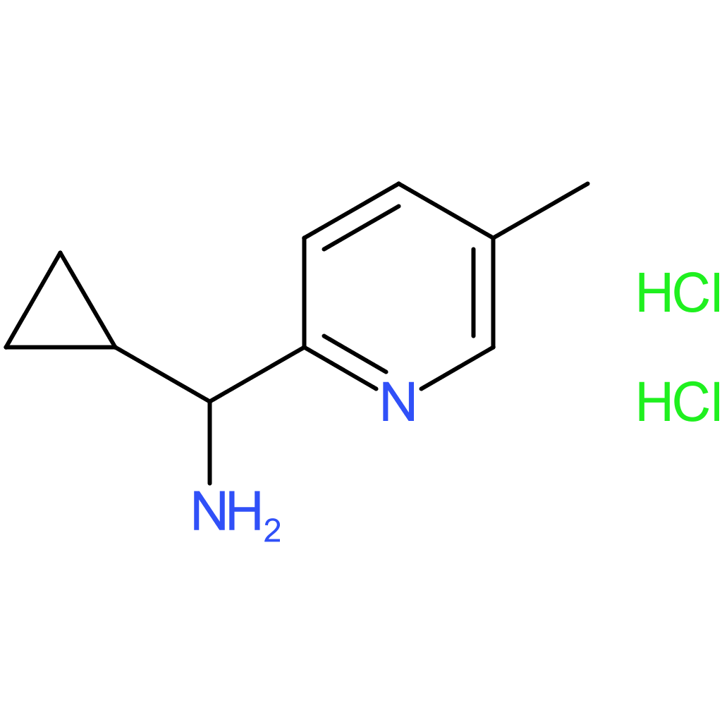 Cyclopropyl(5-methylpyridin-2-yl)methanamine dihydrochloride